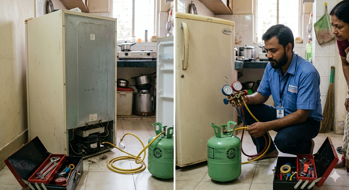 Refrigerator Gas Refill